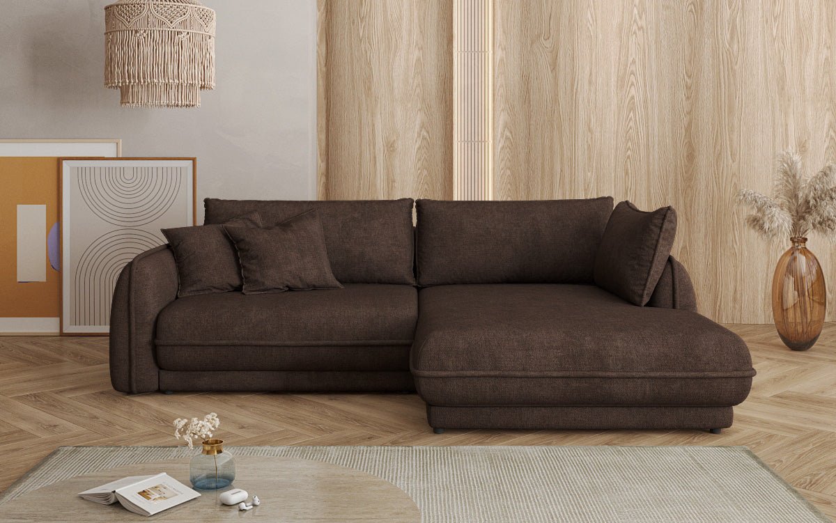 Designer Sofa Mojave II Stof met slaapfunctie en opbergruimte