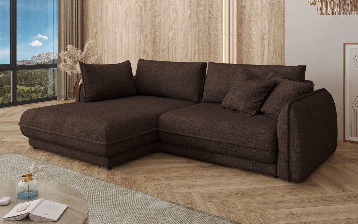 Designer Sofa Mojave II Stof met slaapfunctie en opbergruimte