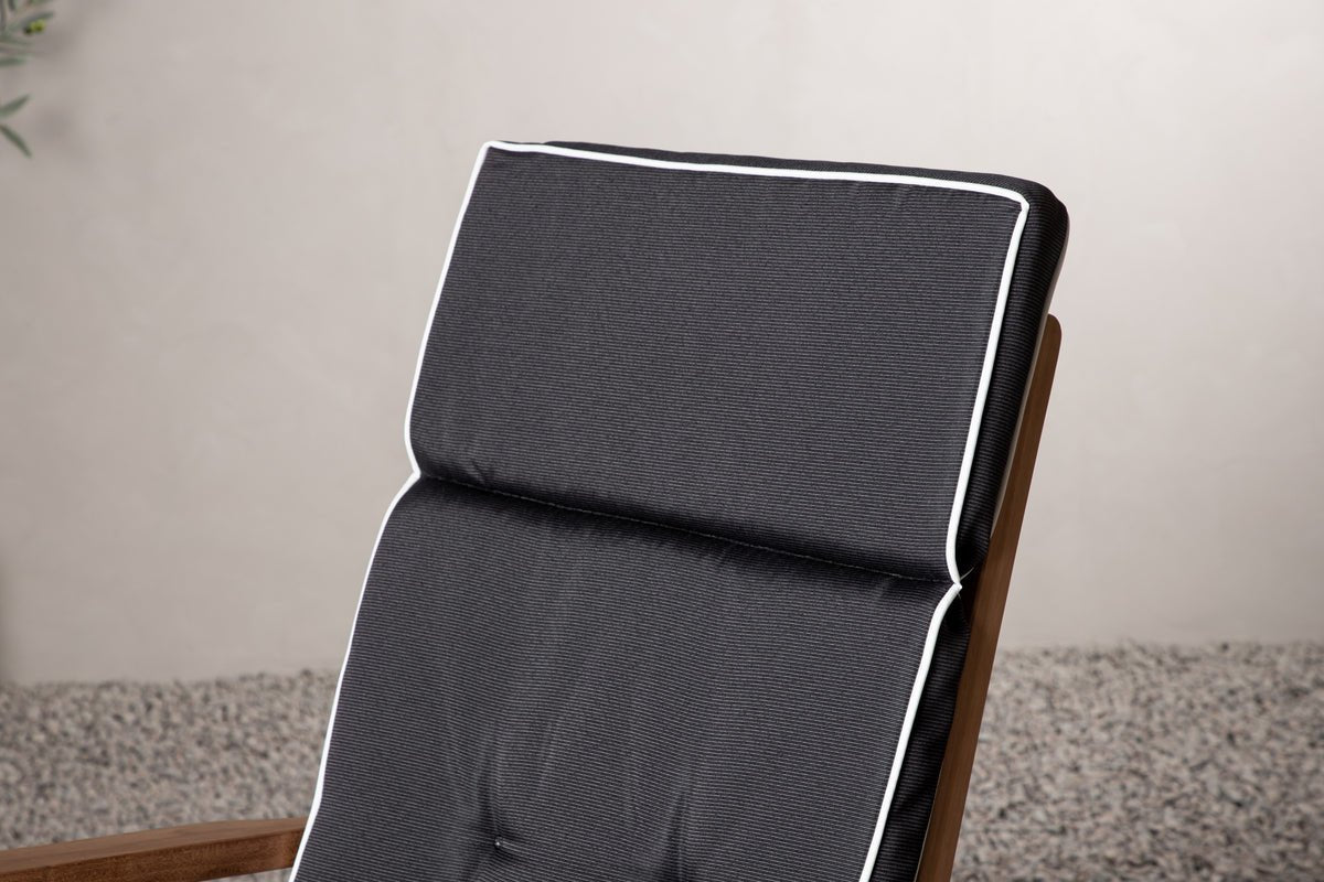 Tuin Stoelkussen Cosy - van Polyester Grijs