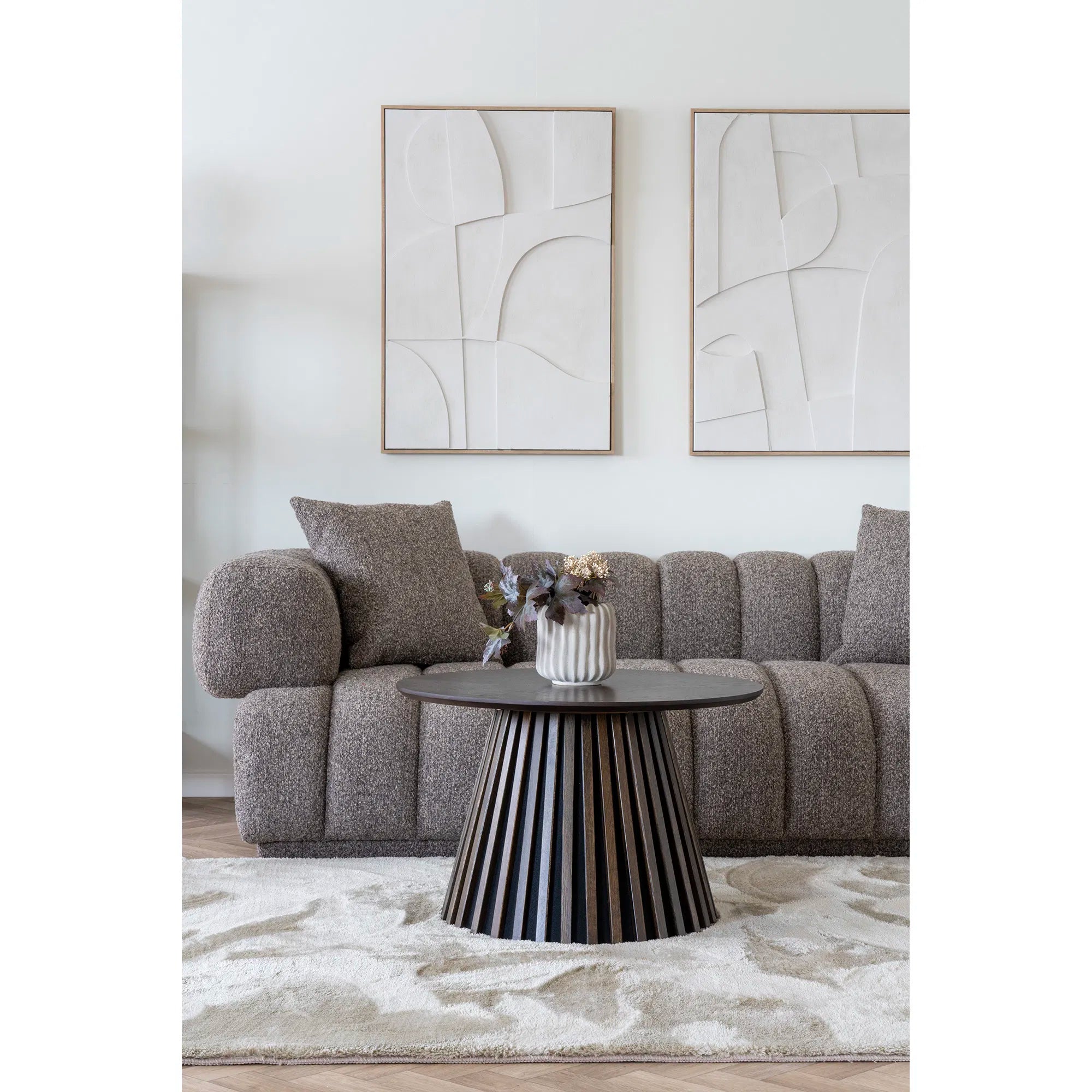 Vloerkleed Velano – Modern hoogpolig vloerkleed in Zand of Groen, 200x300 cm