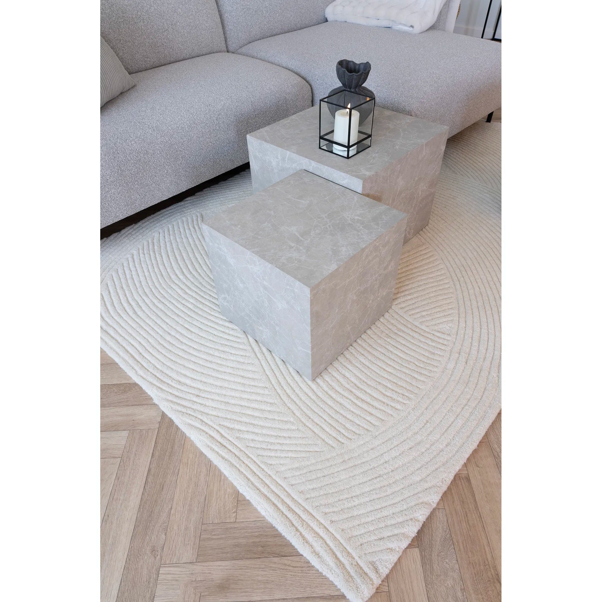 Vloerkleed Arivon – Handgetufte elegantie - 100% wol, 160x230 cm