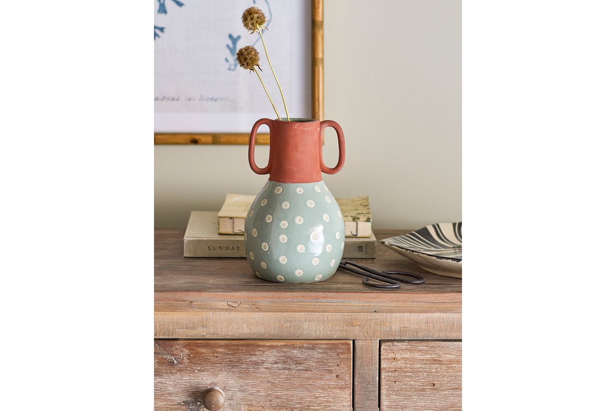 Vaas Ellie - Gekleurd, van steengoed