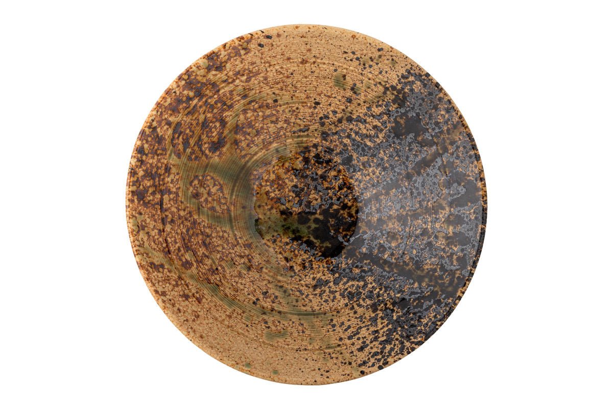 Serveerschaal Oria – steengoed met reactieve glazuur