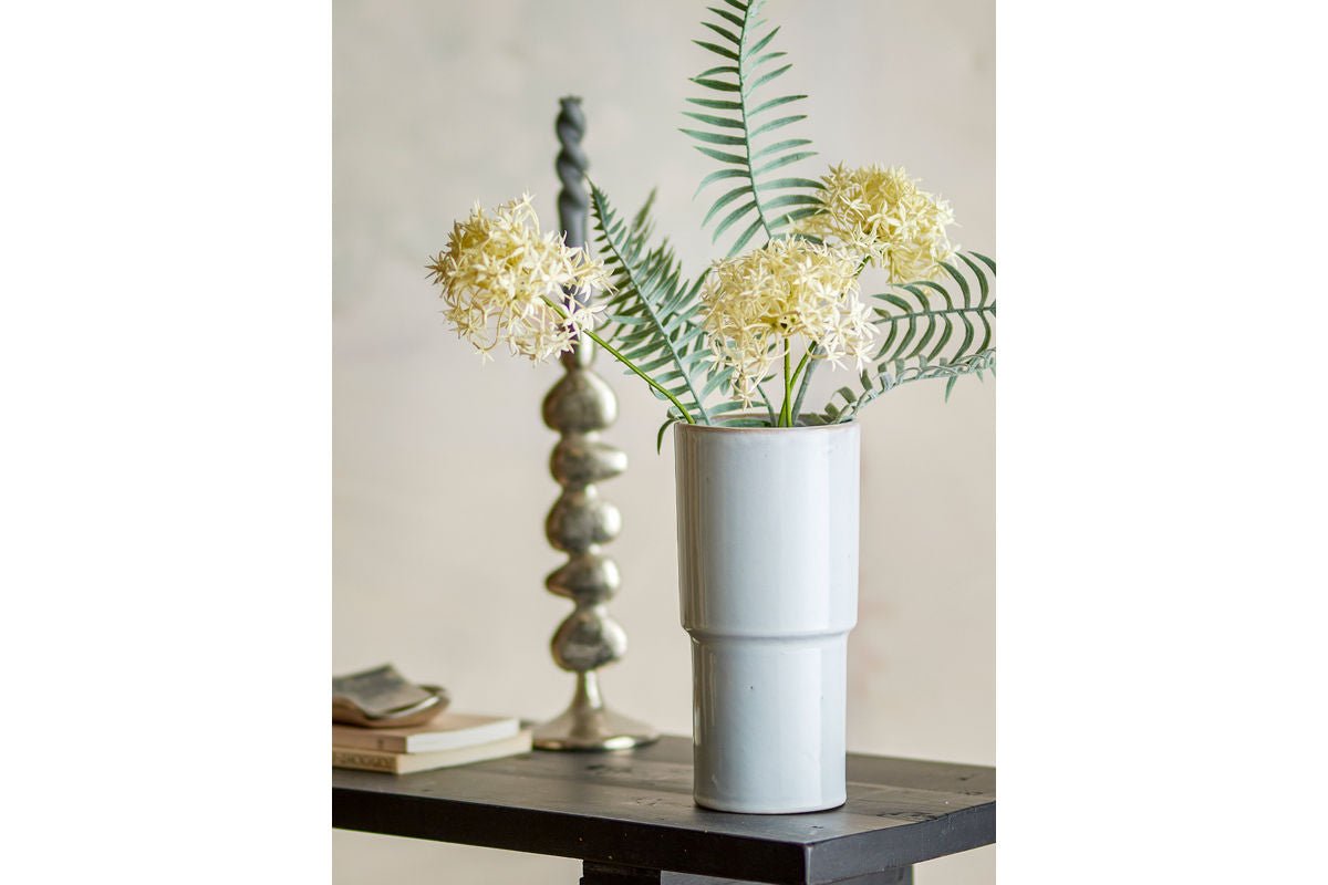 Vaas Liz - Wit, van steengoed