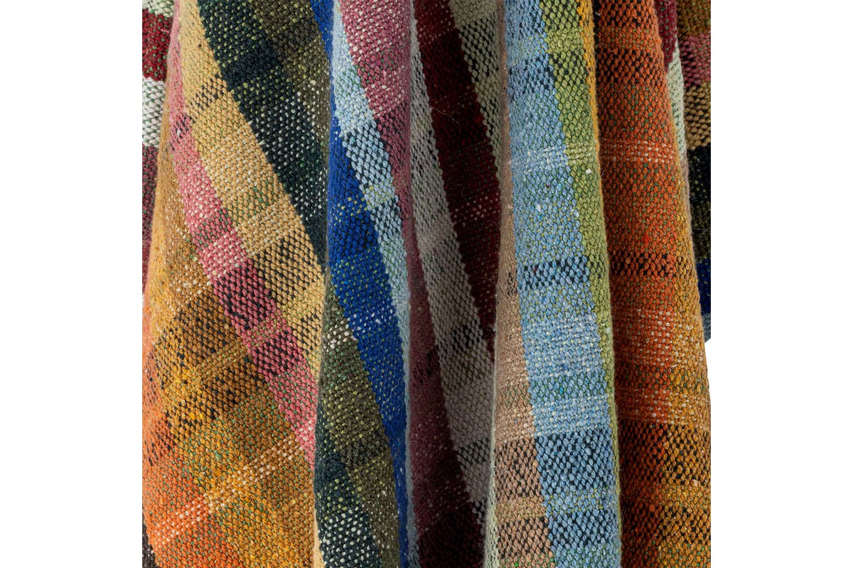 Plaid Tahi - Kleurrijk, van gerecycled katoen