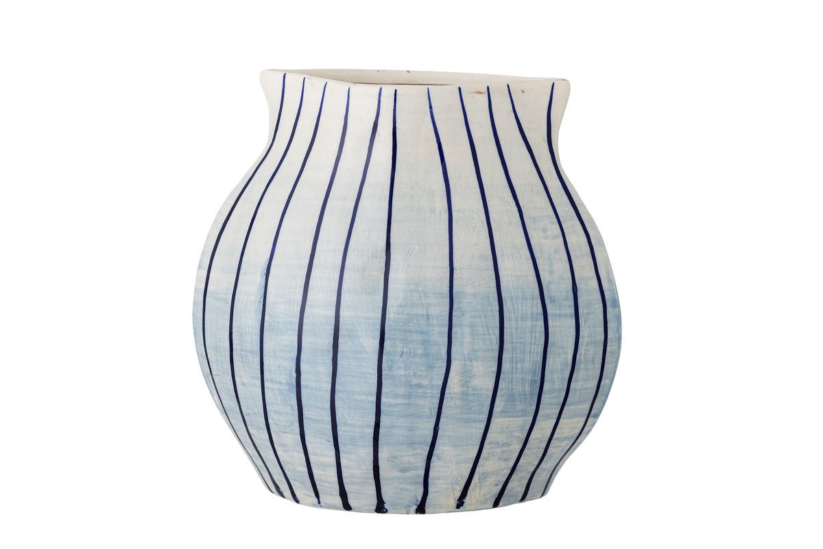 Vaas „Bleir“ – met de hand beschilderd steengoed