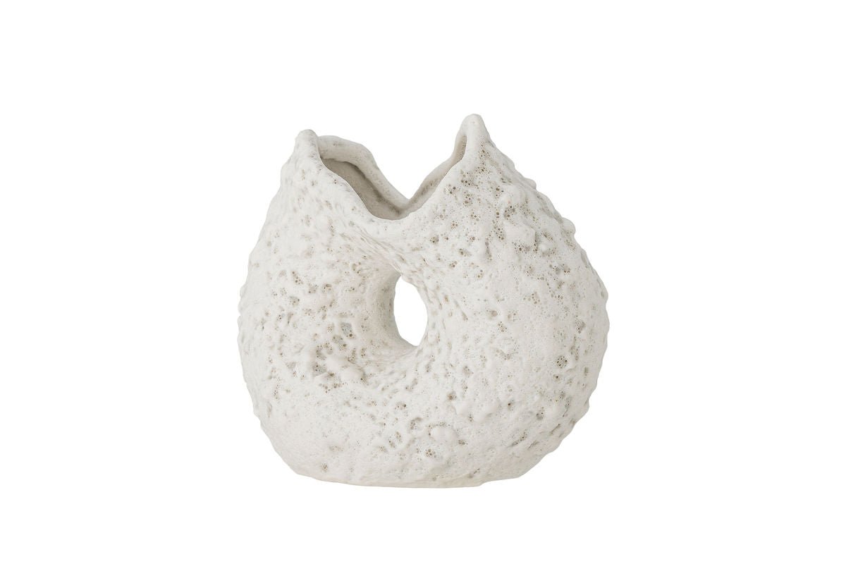 Vaas Lillet - Wit, van steengoed