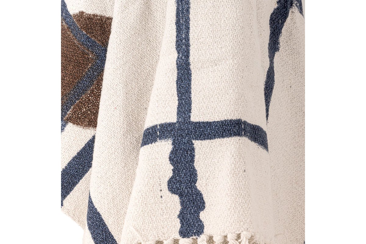 Plaid Sola - Natuurlijk, van gerecycled katoen