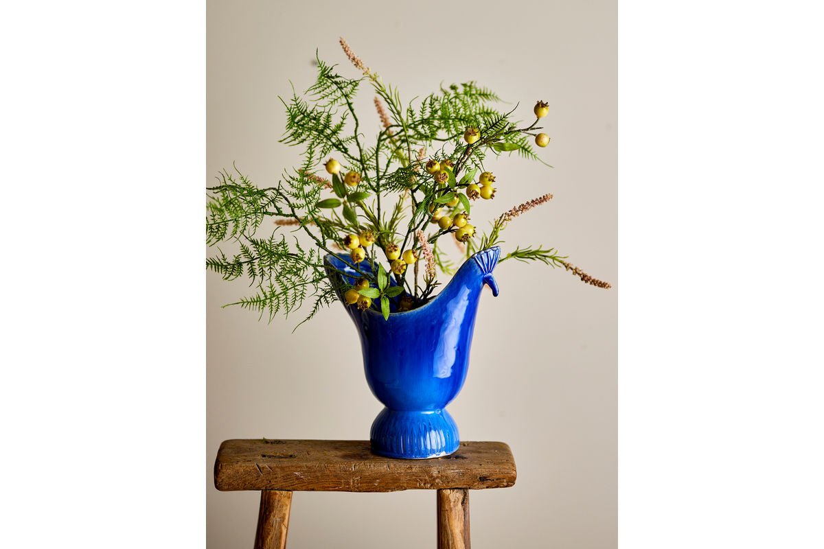 Vaas „PfauPfau“ – van steengoed