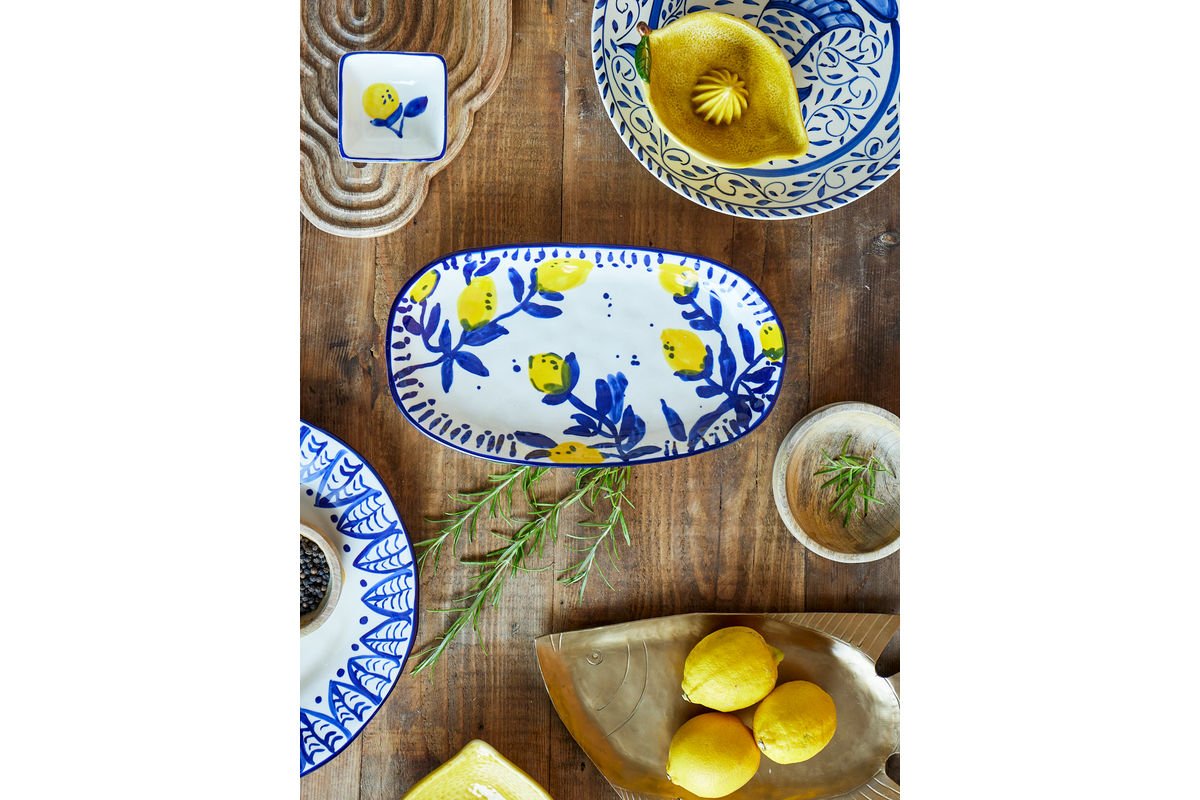 Serveerschaal Mavik - gemaakt van steengoed