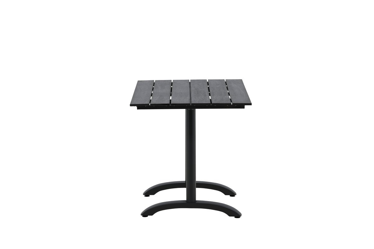 Tuin eettafel Salento - 120x90 cm in Zwart met een tafelblad van Aintwood