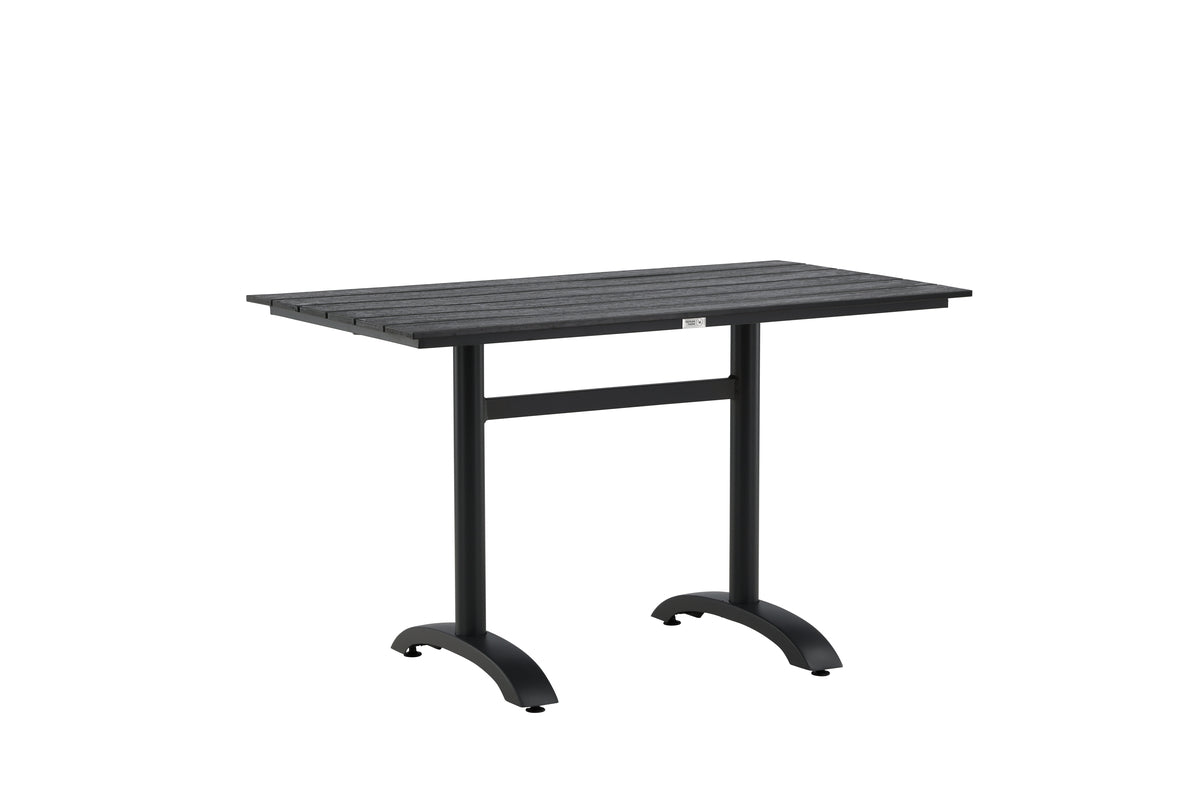 Tuin eettafel Salento - 120x90 cm in Zwart met een tafelblad van Aintwood