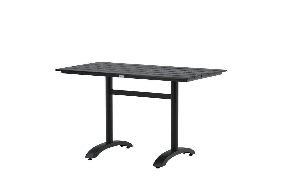 Tuin eettafel Salento - 120x90 cm in Zwart met een tafelblad van Aintwood
