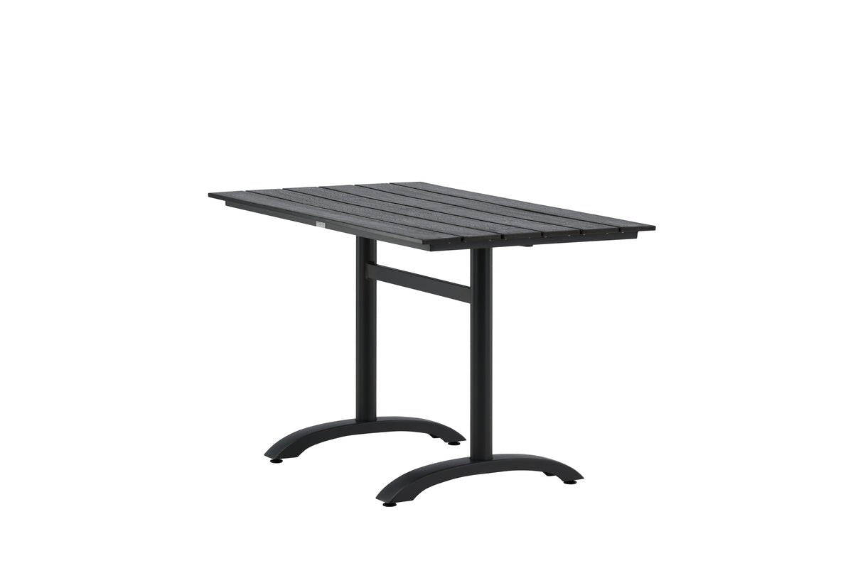 Tuin eettafel Salento - 120x90 cm in Zwart met een tafelblad van Aintwood