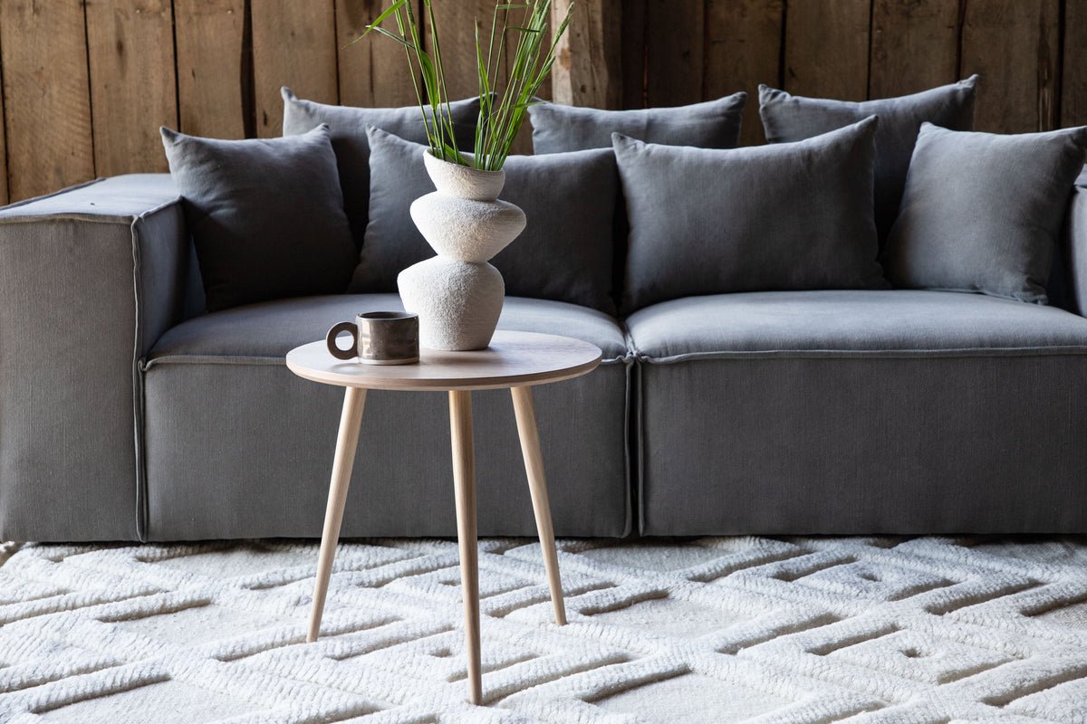 Bijzettafel Anela – Ø48 in twee kleuren