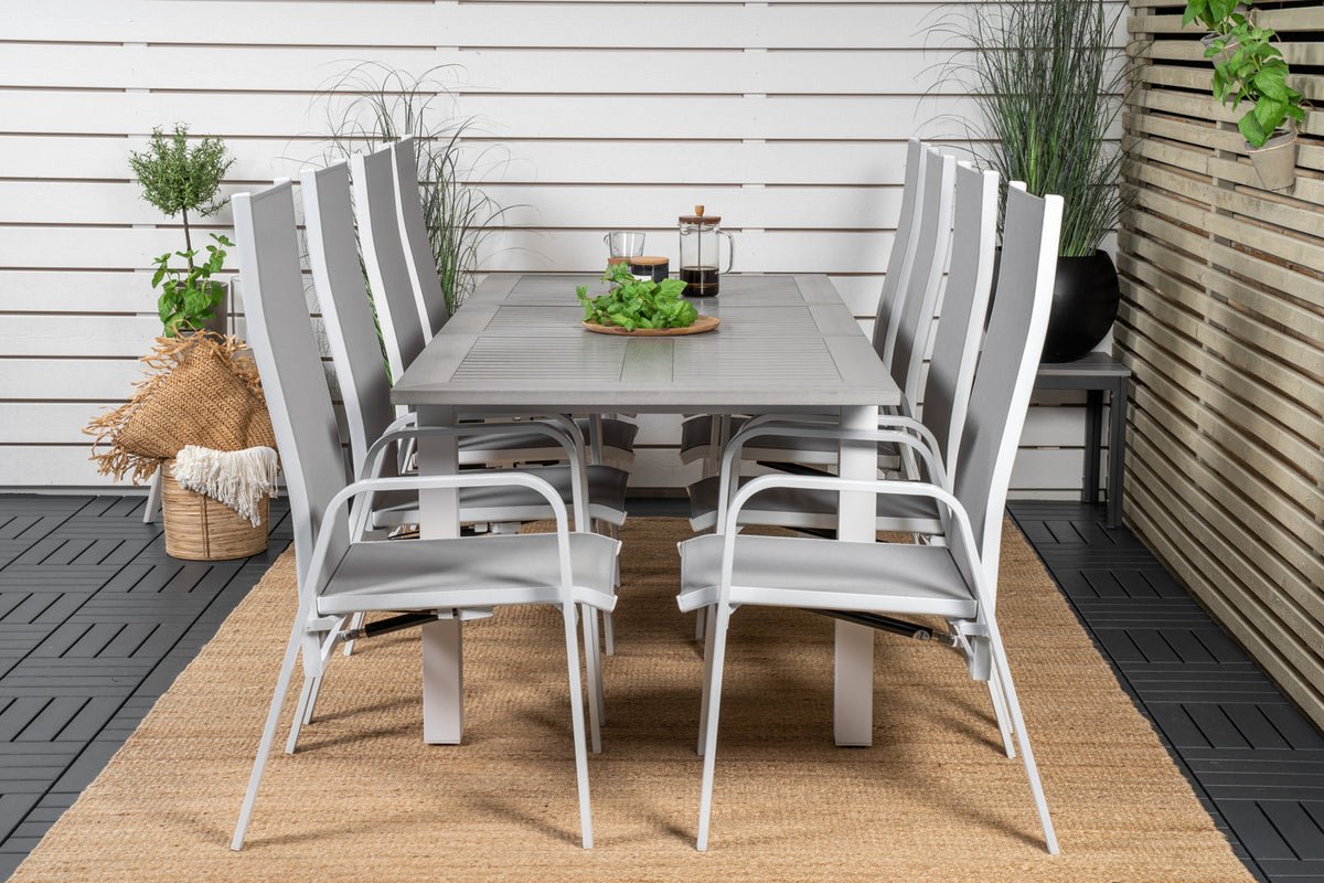 2-delige set - Tuinstoel Bossa van Textilene/Aluminium