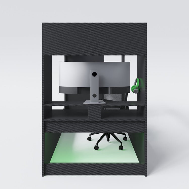 Minecraft Gaming-huisbed „BaseCamp XL“ met bureau & plank