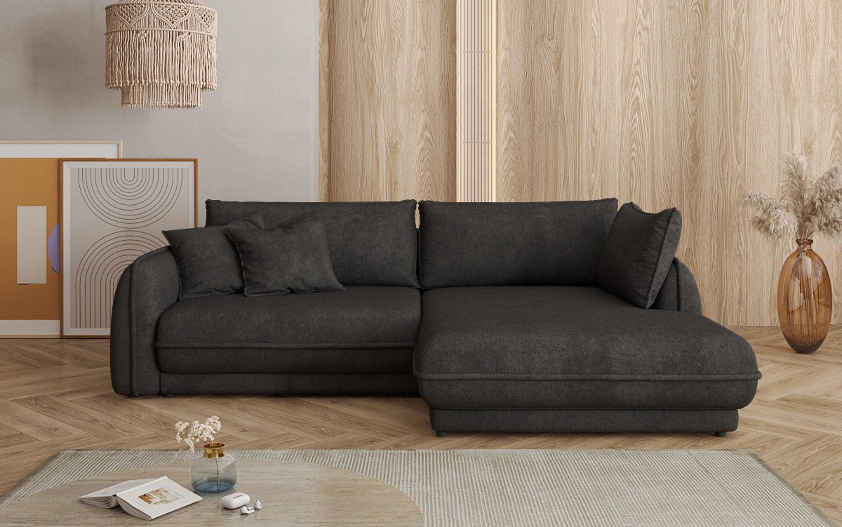 Designer Sofa Mojave II Stof met slaapfunctie en opbergruimte