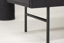 Kommode Elvesta – 150 cm, Whitewash oder Zwart, Modern Skandi