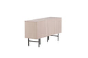 Kommode Elvesta – 150 cm, Whitewash oder Zwart, Modern Skandi
