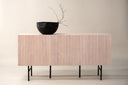 Kommode Elvesta – 150 cm, Whitewash oder Zwart, Modern Skandi