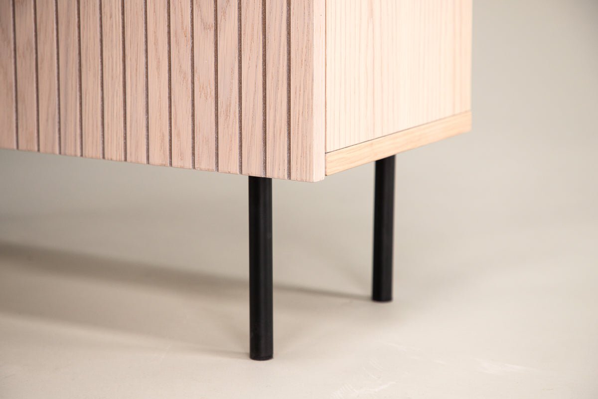 Kommode Ardena – in Zwart oder Whitewash, Modern Skandi