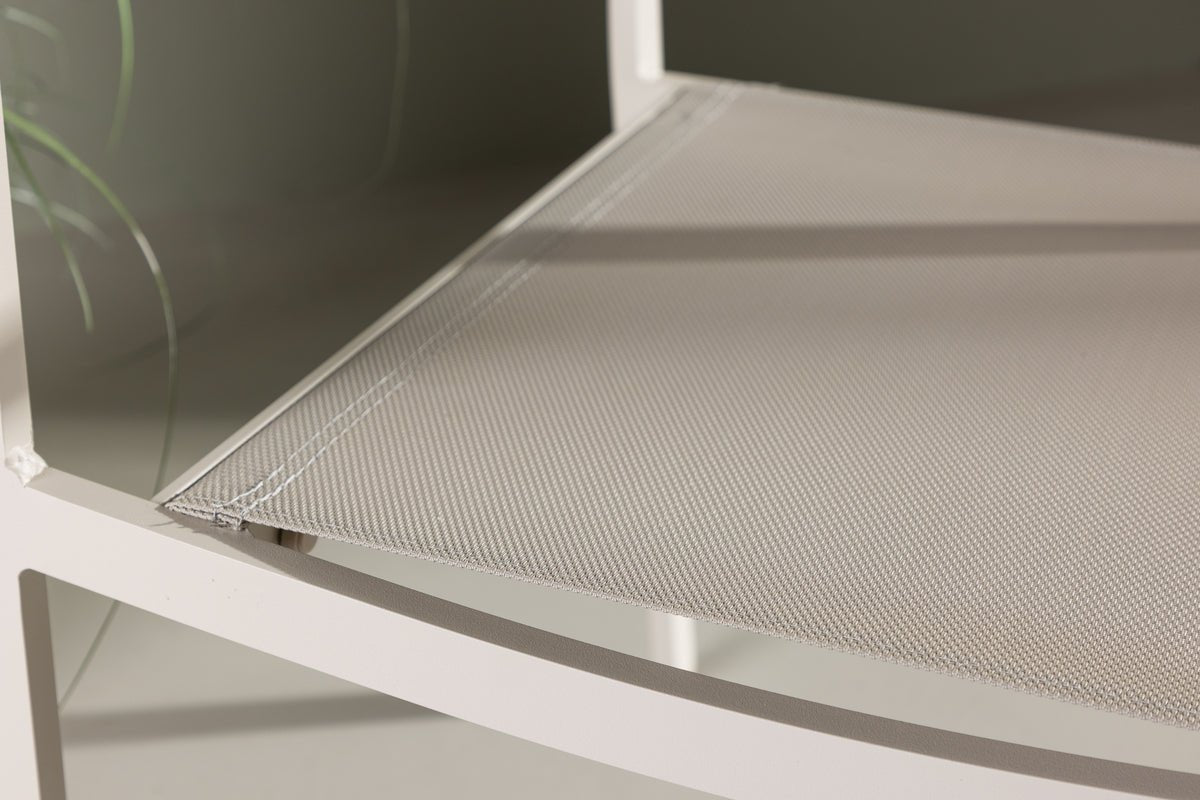 2-delige set - Tuinstoel Karibik van aluminium/textileen