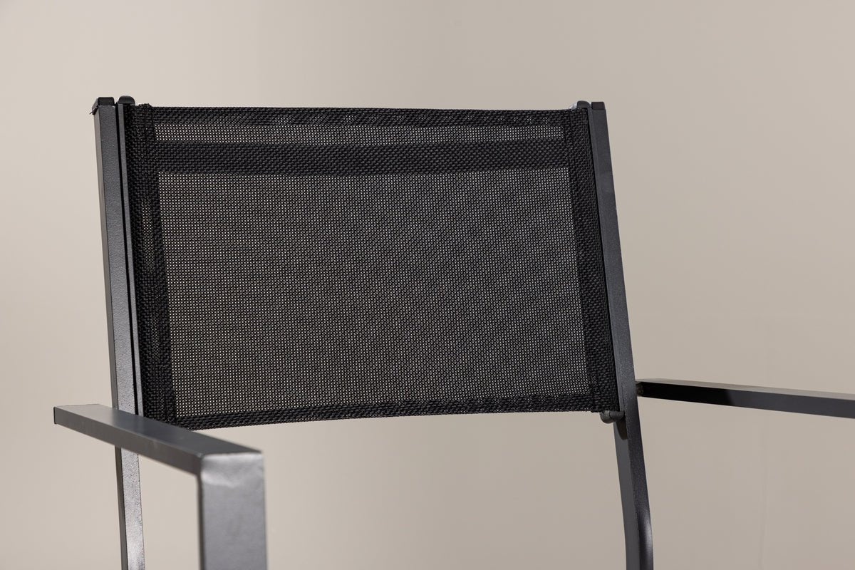 2-delige set - Tuinstoel Karibik van aluminium/textileen