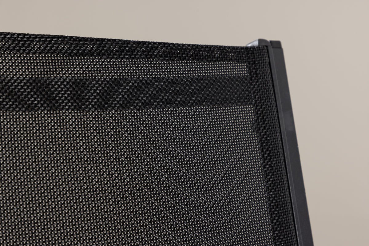 2-delige set - Tuinstoel Karibik van aluminium/textileen