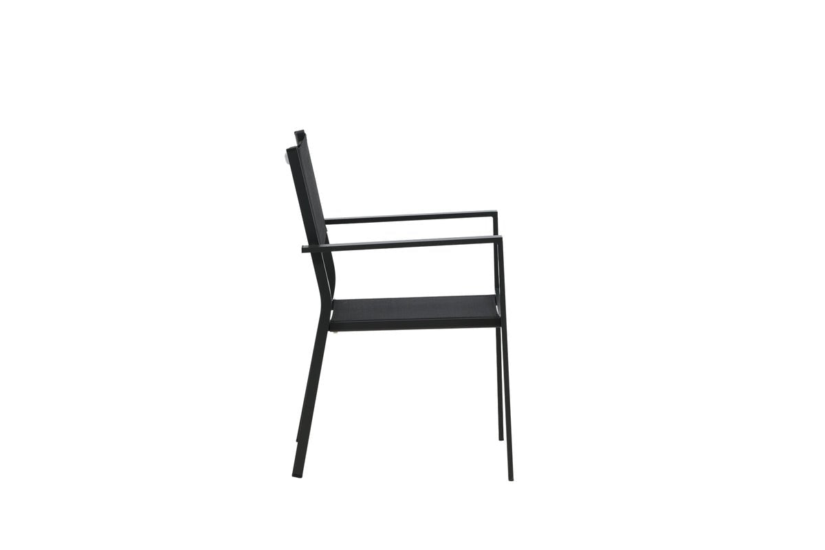 2-delige set - Tuinstoel Karibik van aluminium/textileen