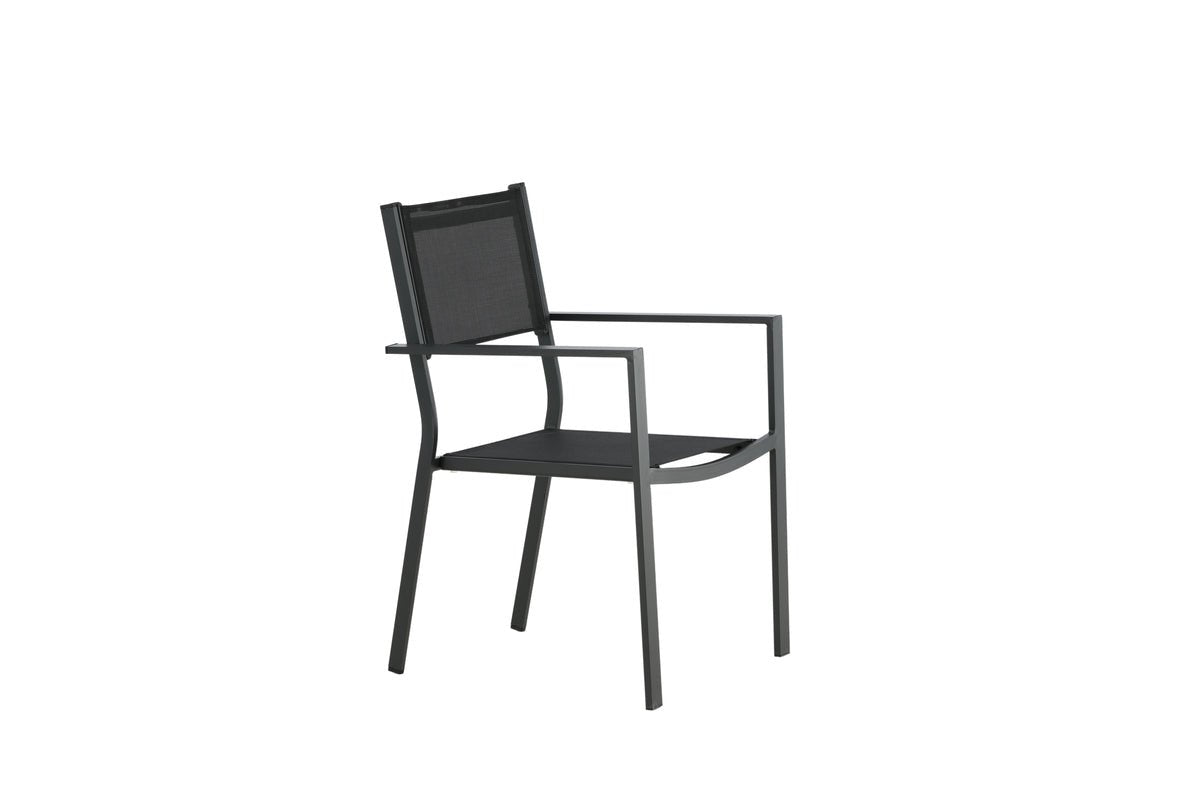 2-delige set - Tuinstoel Karibik van aluminium/textileen