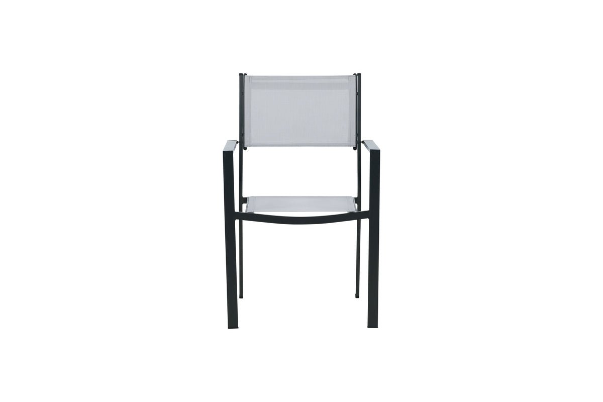 2-delige set - Tuinstoel Karibik van aluminium/textileen