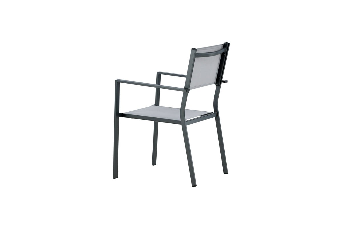 2-delige set - Tuinstoel Karibik van aluminium/textileen