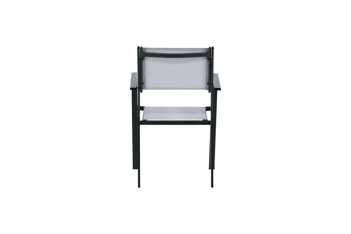 2-delige set - Tuinstoel Karibik van aluminium/textileen