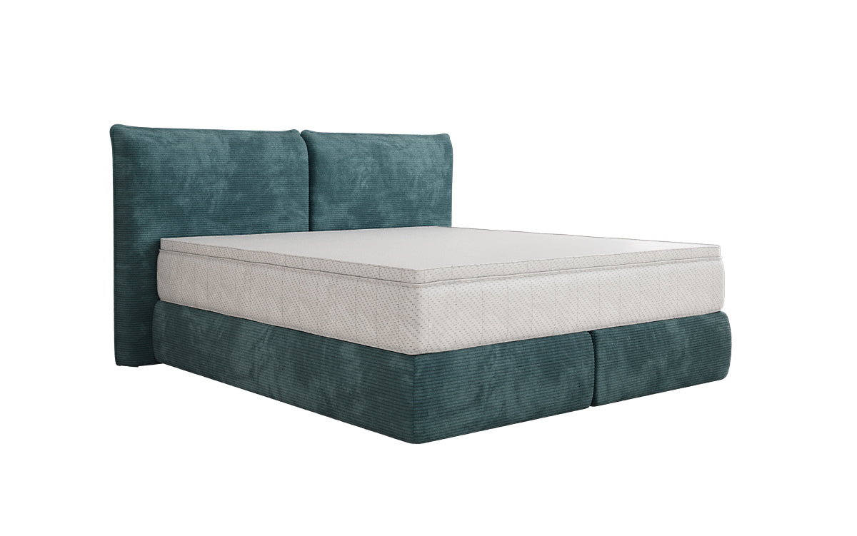 Boxspringbed Pillo in Ribstof