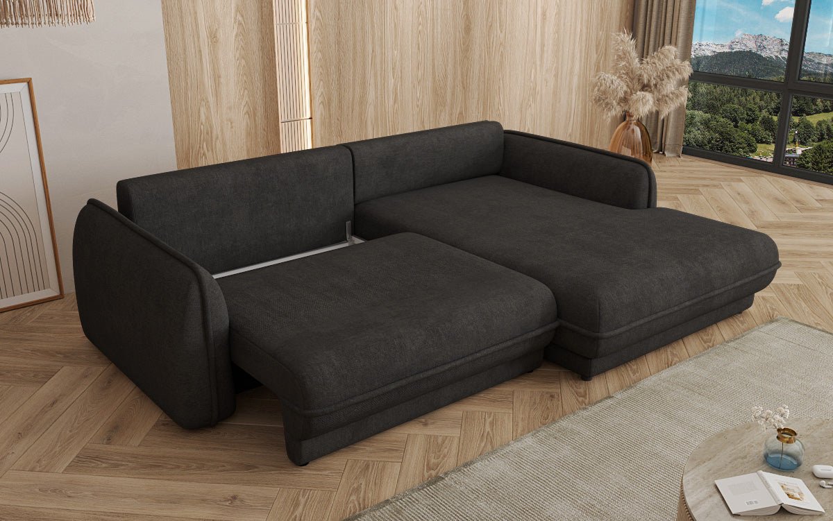 Designer Sofa Mojave II Stof met slaapfunctie en opbergruimte