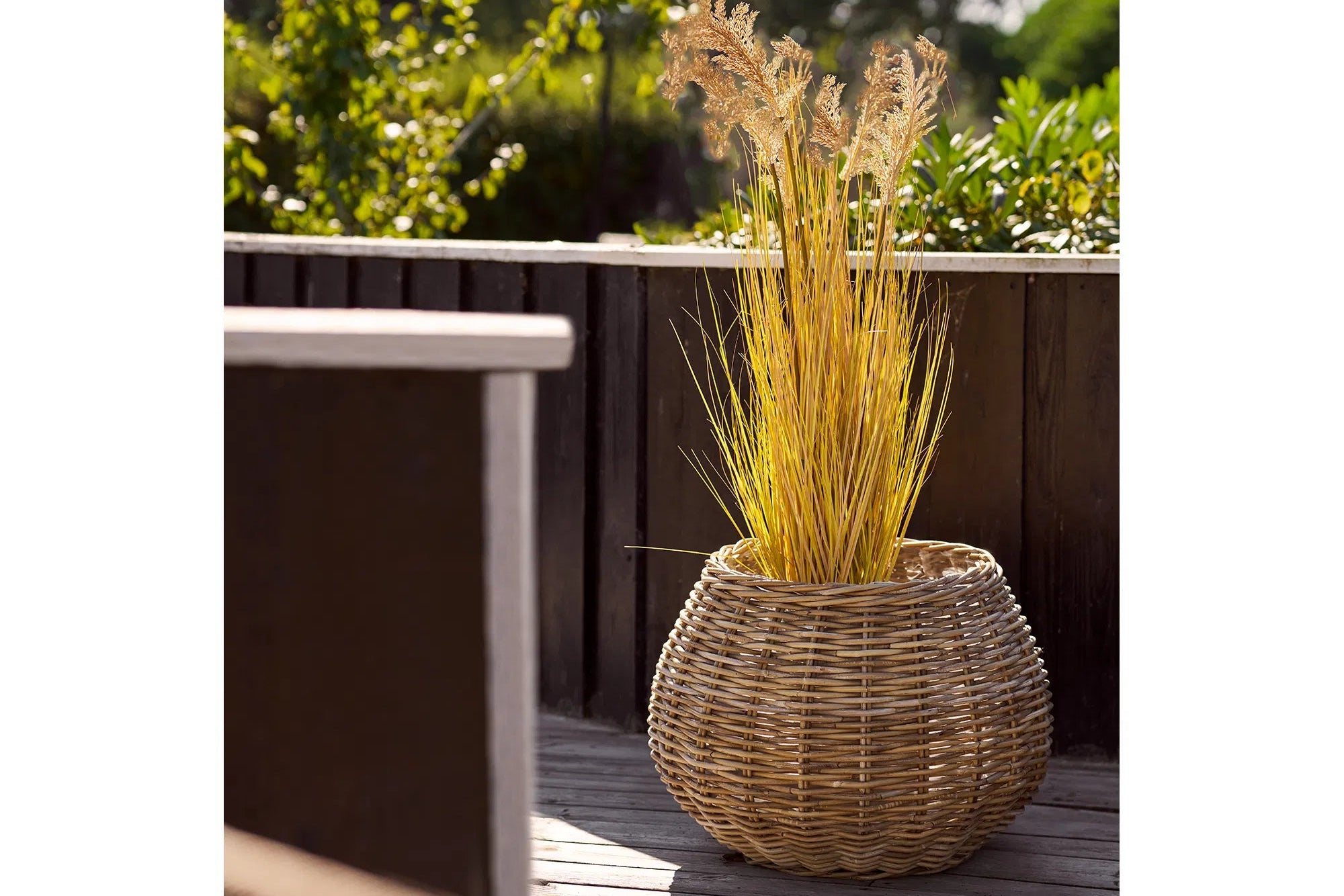 Plantenmand „Avenora“ – van Kubu-rotan, set van 2