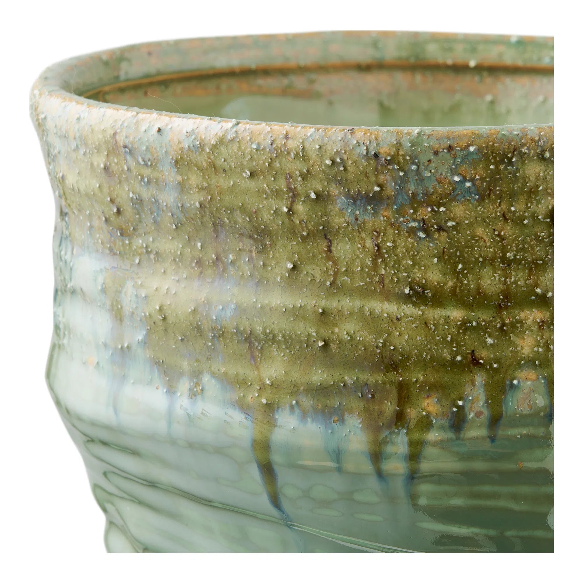 Vaas Linovia – elegante keramische vaas in Groen