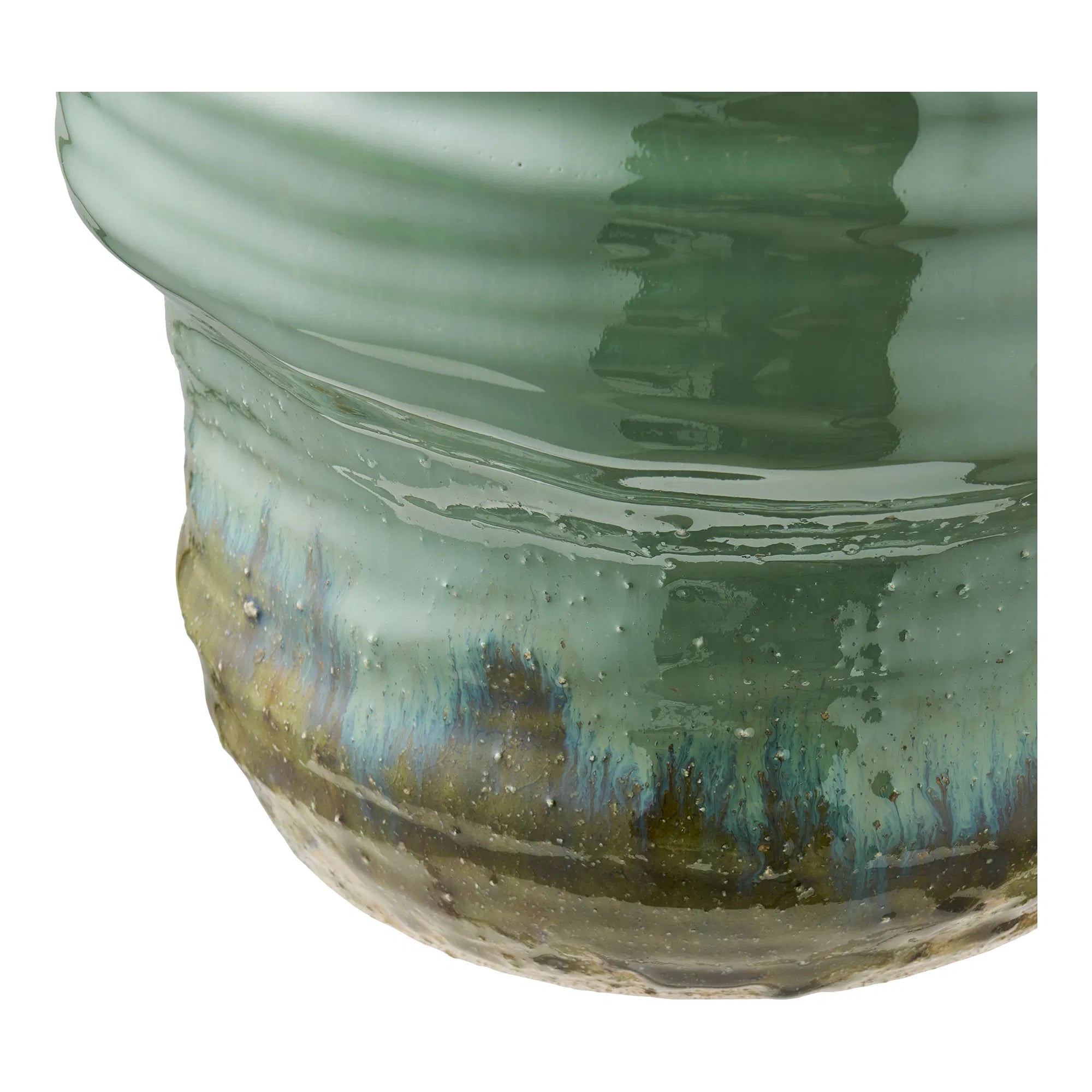 Vaas Linovia – elegante keramische vaas in Groen