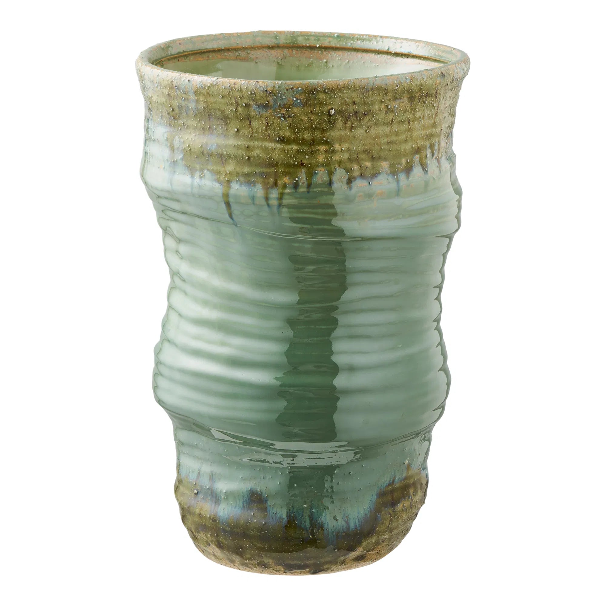Vaas Linovia – elegante keramische vaas in Groen