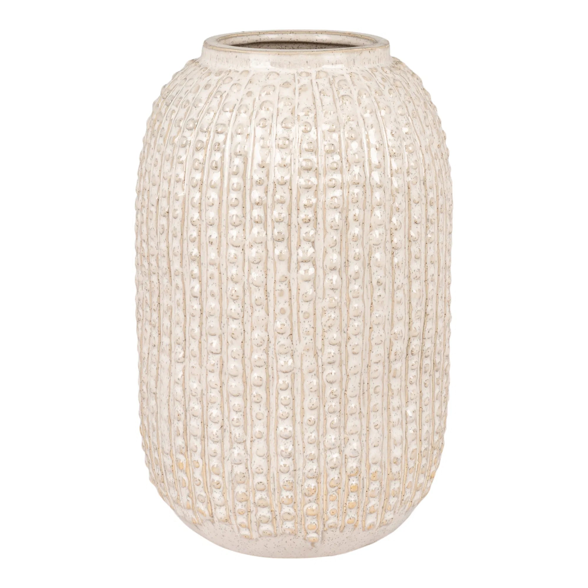 Vaas „Oliviera“ – rookbruin glas