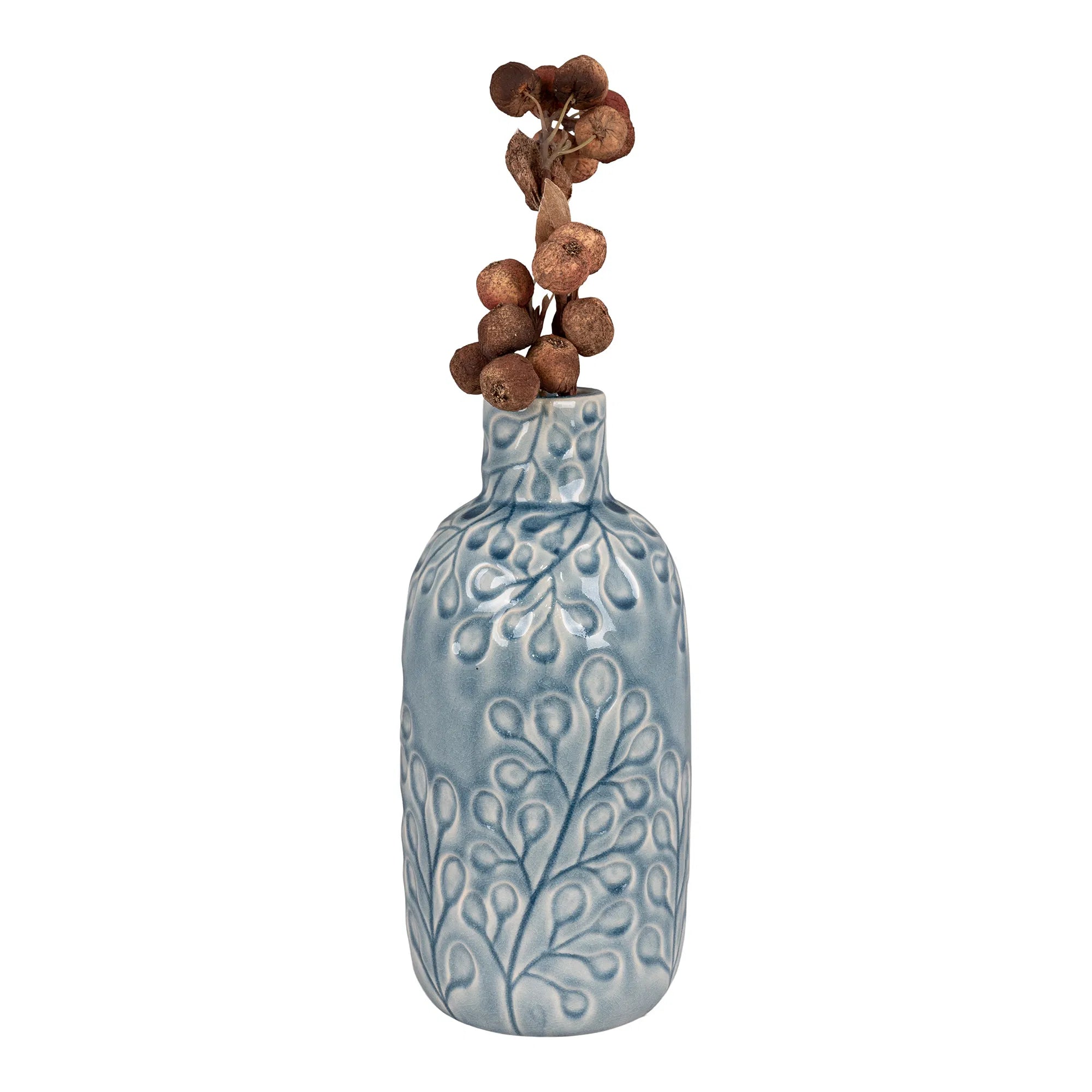 Vaas Azurea – Keramiek in Blauw, 26 cm