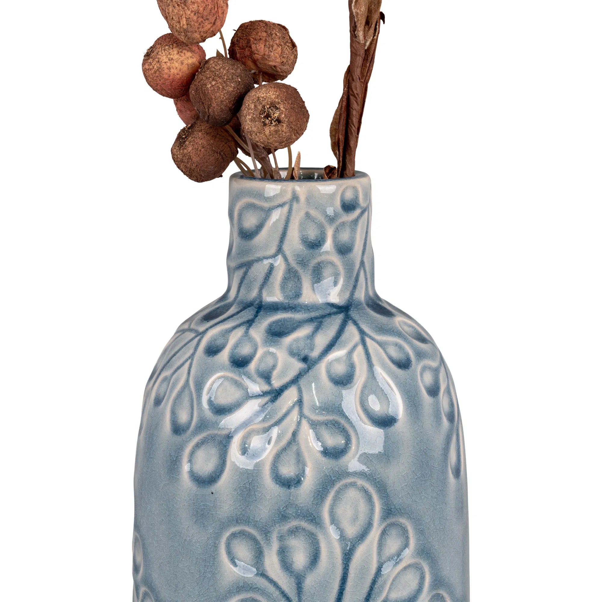 Vaas Azurea – Keramiek in Blauw, 26 cm