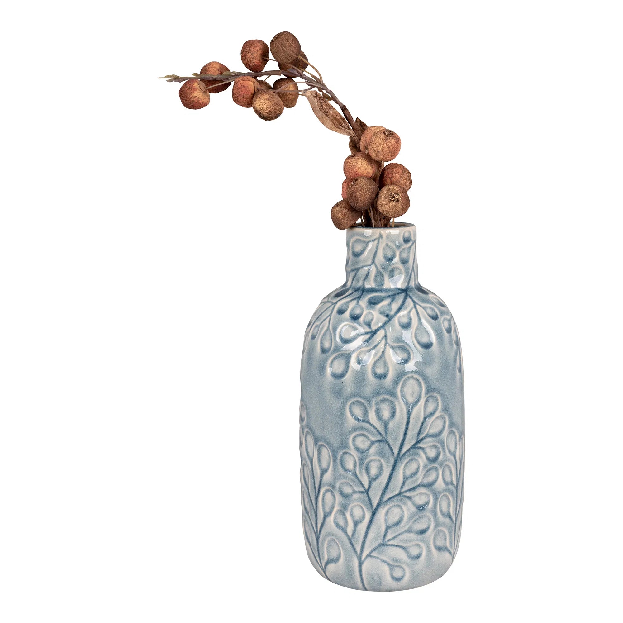 Vaas Azurea – Keramiek in Blauw, 26 cm