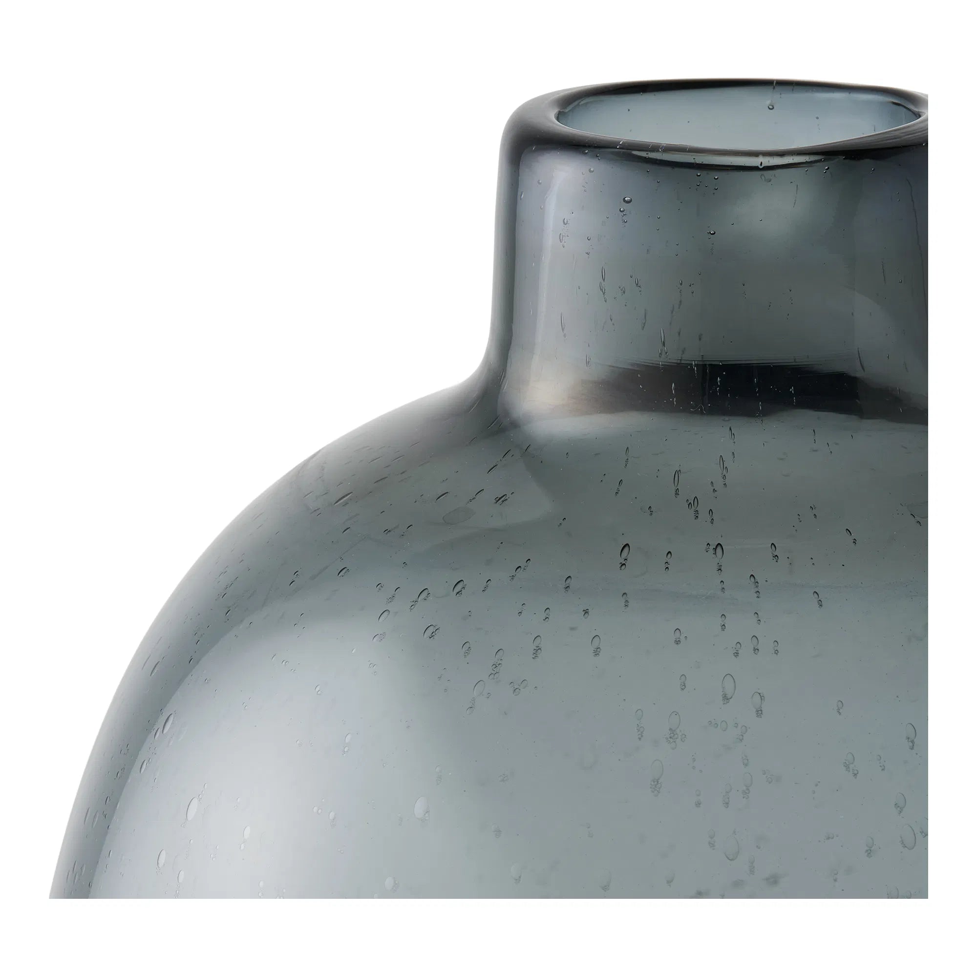 Vaas „Noira“ – rookglas in diep Zwart