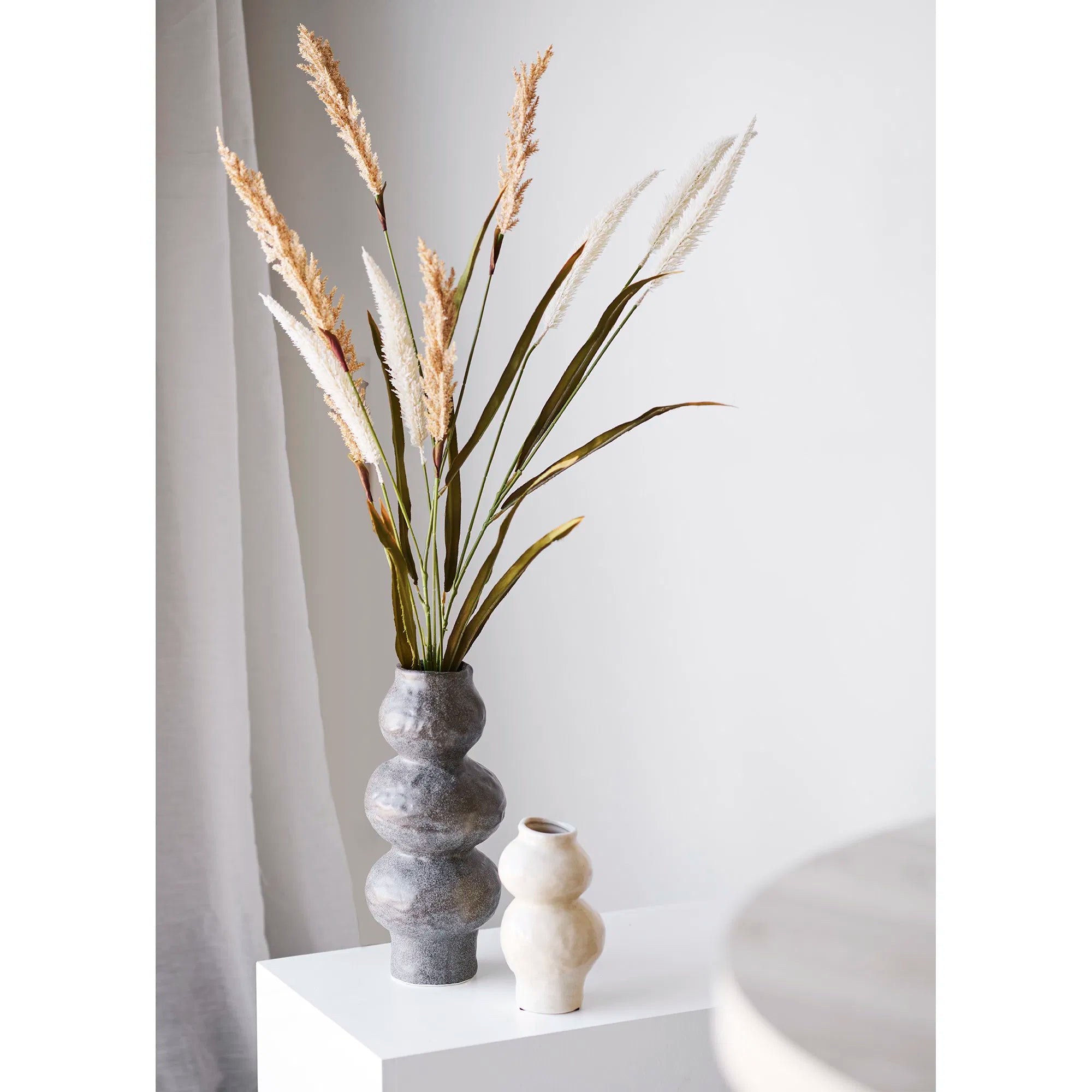 Vaas „Aurore“ – Beige keramiek