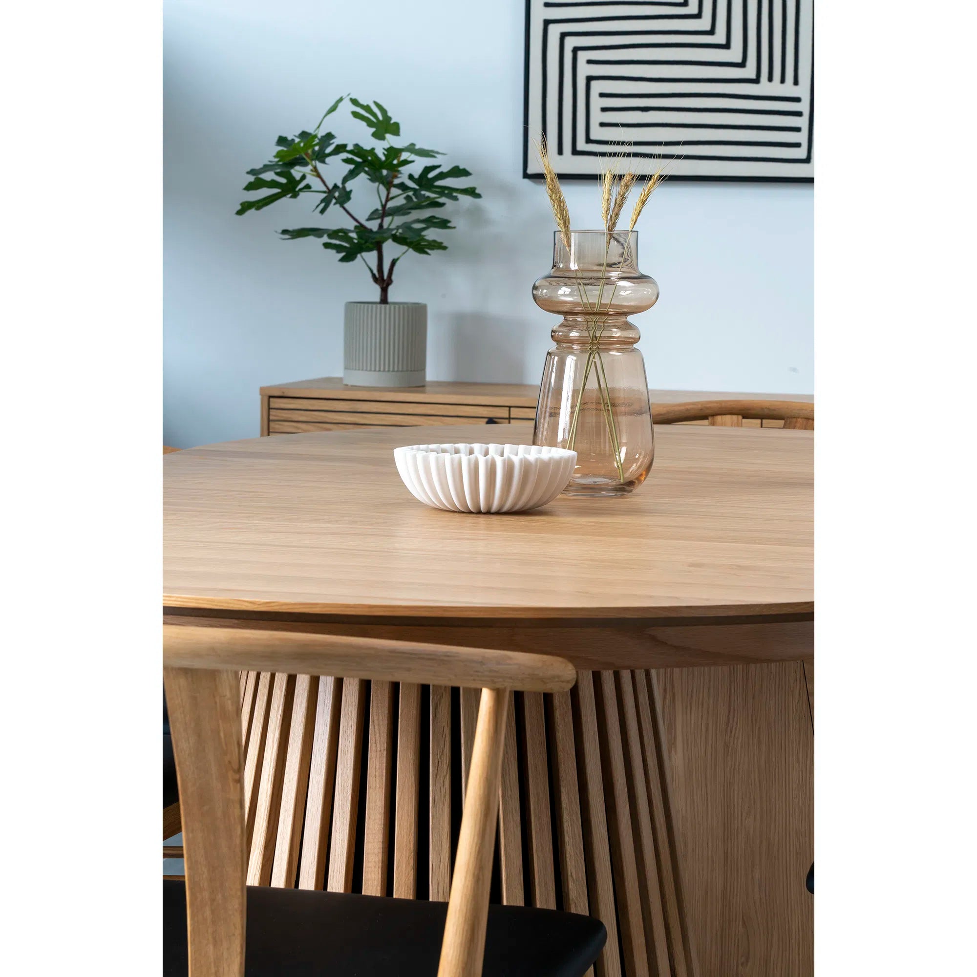 Schaal „Mirella“ – Beige Polyresin-Design