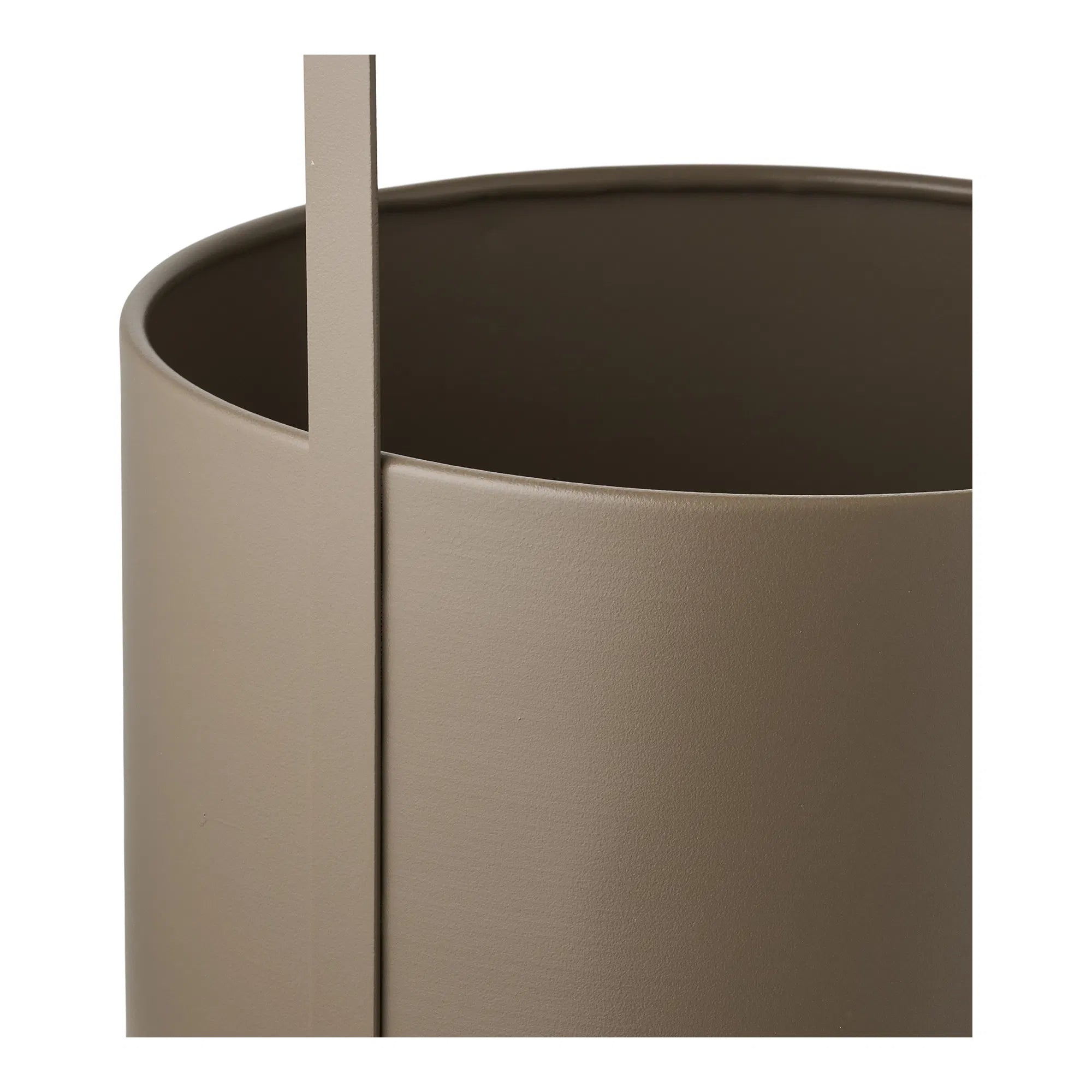 Bloempot „Arvion“ – set van 2 van bruin staal