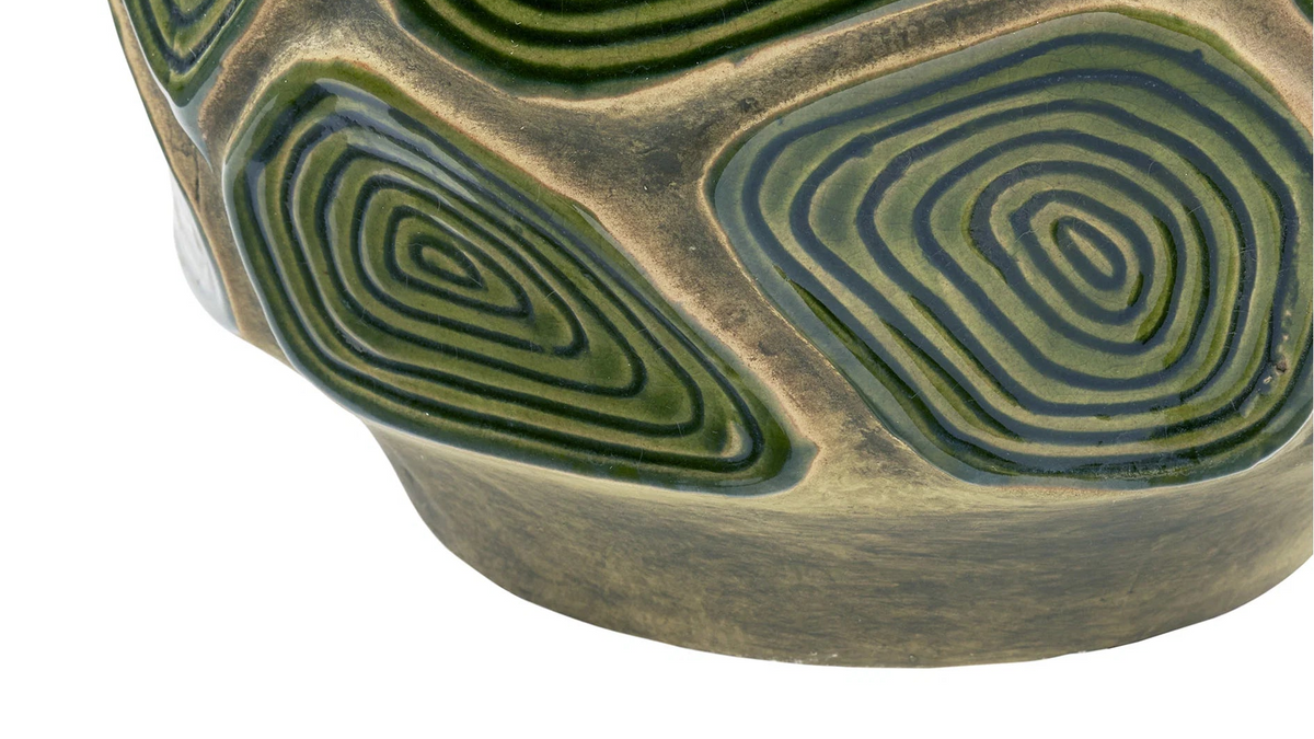 Bloempot Heather - van donkergroene terracotta
