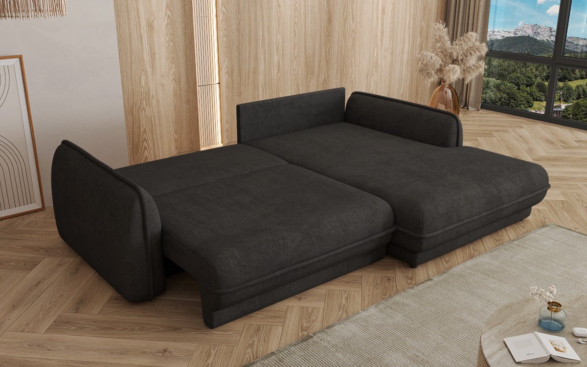 Designer Sofa Mojave II Stof met slaapfunctie en opbergruimte